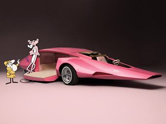 На аукционе в Великобритании продадут автомобиль ''Розовой пантеры''