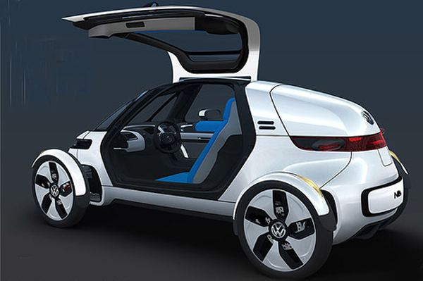 Volkswagen распространил официальные фотографии одноместного концептуального электрокара под названием Nils