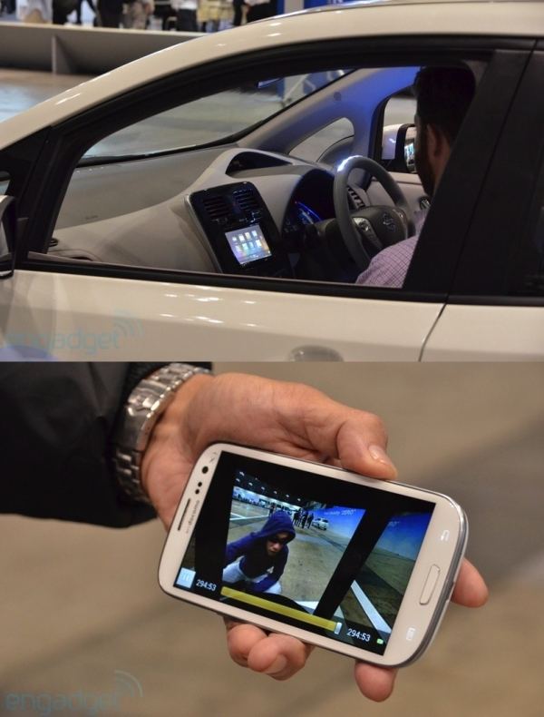 Помимо привычного уже планшета, заменяющего приборную панель, электромобиль интегрирован со смартфонами настолько, что в реальном времени передает на них видео злоумышленника, пытающегося угнать машину.