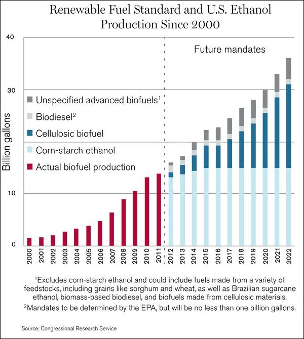 Сейчас в США, в отличие от Европы, главным «перспективным биотопливом» считается этанол, а не биодизель.