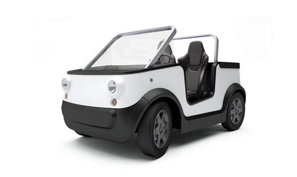 E'mo - легкий электрический автомобиль для города или локальных передвижений.