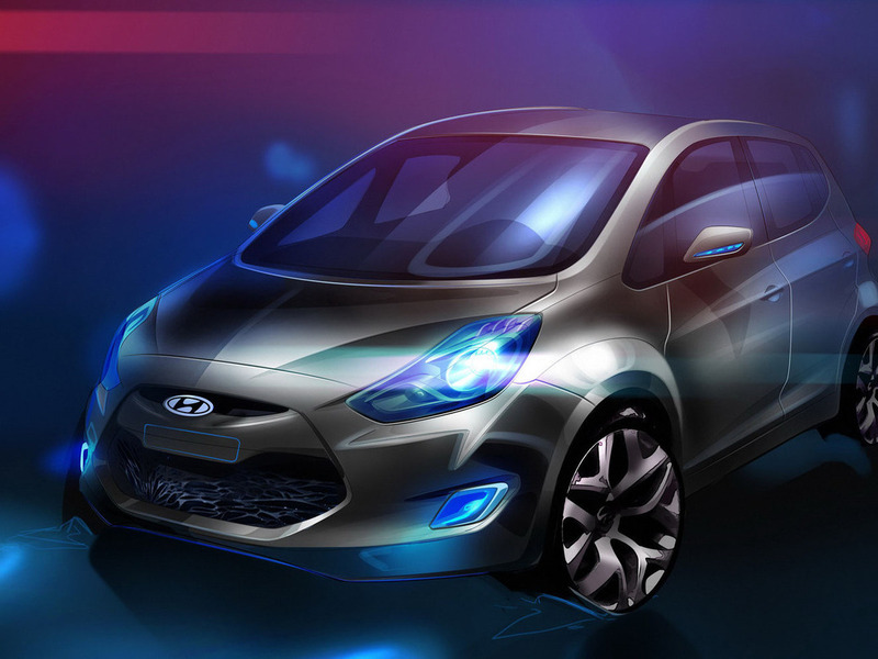 Компания Hyundai опубликовала изображение новой модели ix20