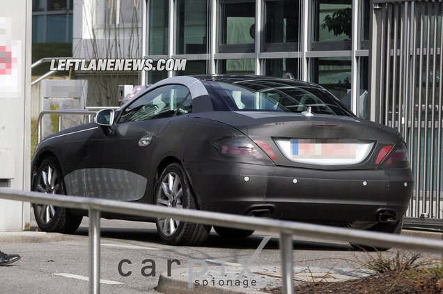 тестовый прототип нового поколения спорткара Mercedes-Benz SLK