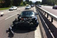 Кругосветное путешествие на электромобиле закончилось аварией на немецком автобане