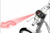 Представлен концепт велонавигатора с лазерной подсветкой
