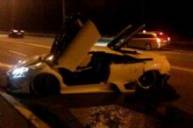 Мажор на Lamborghini столкнулся с попутным VW Golf, в Швейцарии
