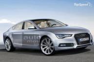 Audi a7 участвует в зимнем тест-драйве