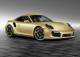 Купе porsche 911 turbo получило золотой кузов