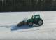 Установлен рекорд по уборке снега на беспилотном тракторе