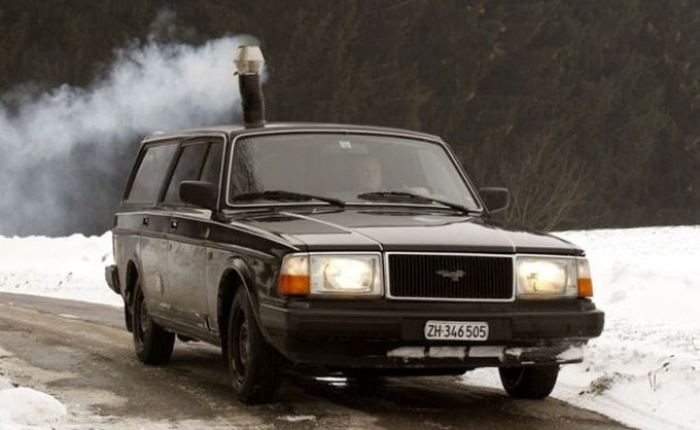 Буржуйка для Volvo 240, как это вовремя