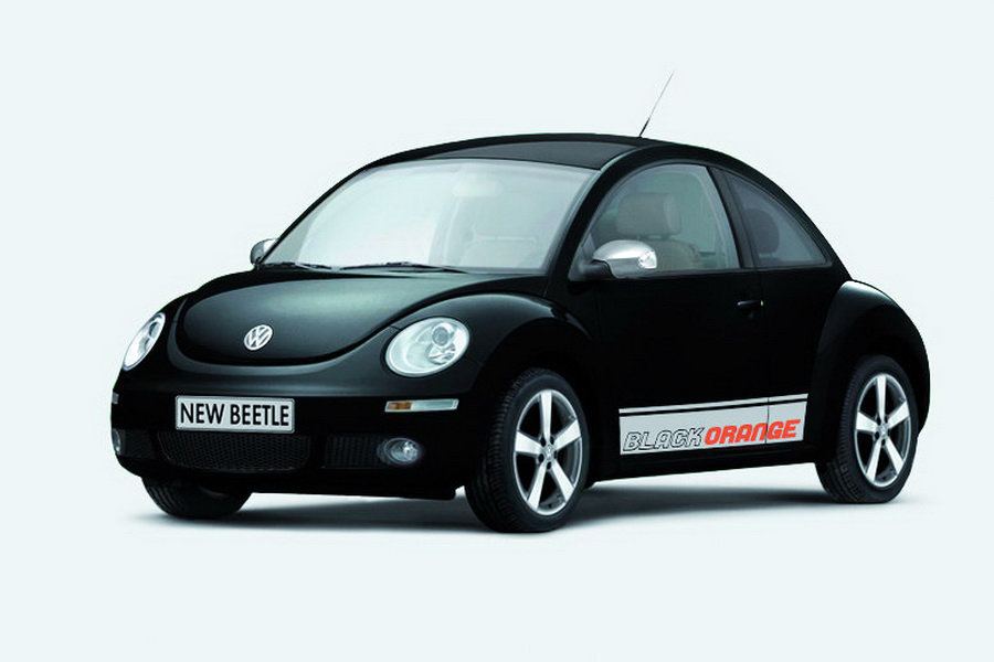 Volkswagen New Beetle Black-Orange