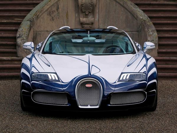 фарфоровый суперкар Bugatti