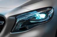 Mercedes-Benz gla получил фары с лазерными проекторами