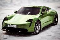 Создание трехмерной пластиковой копии porsche taycan с помощью 3d-ручки